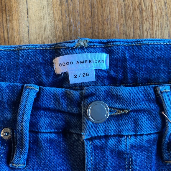 NWT Good American Good Legs High-Rise Crop Jeans Size 2 - Picture 5 of 10